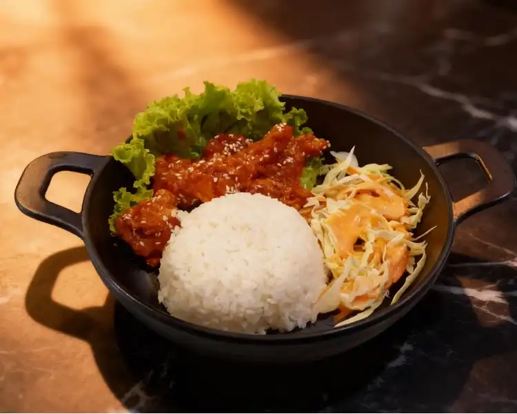 RiceBowl Korean Spicy Chicken - Rose Berastagi Café