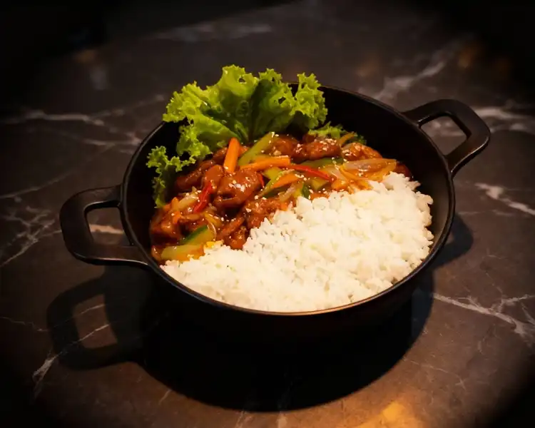 RiceBowl Ayam Kluyuk - Rose Berastagi Café