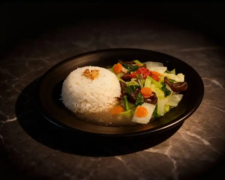 Nasi Siram Capcay - Rose Berastagi Café
