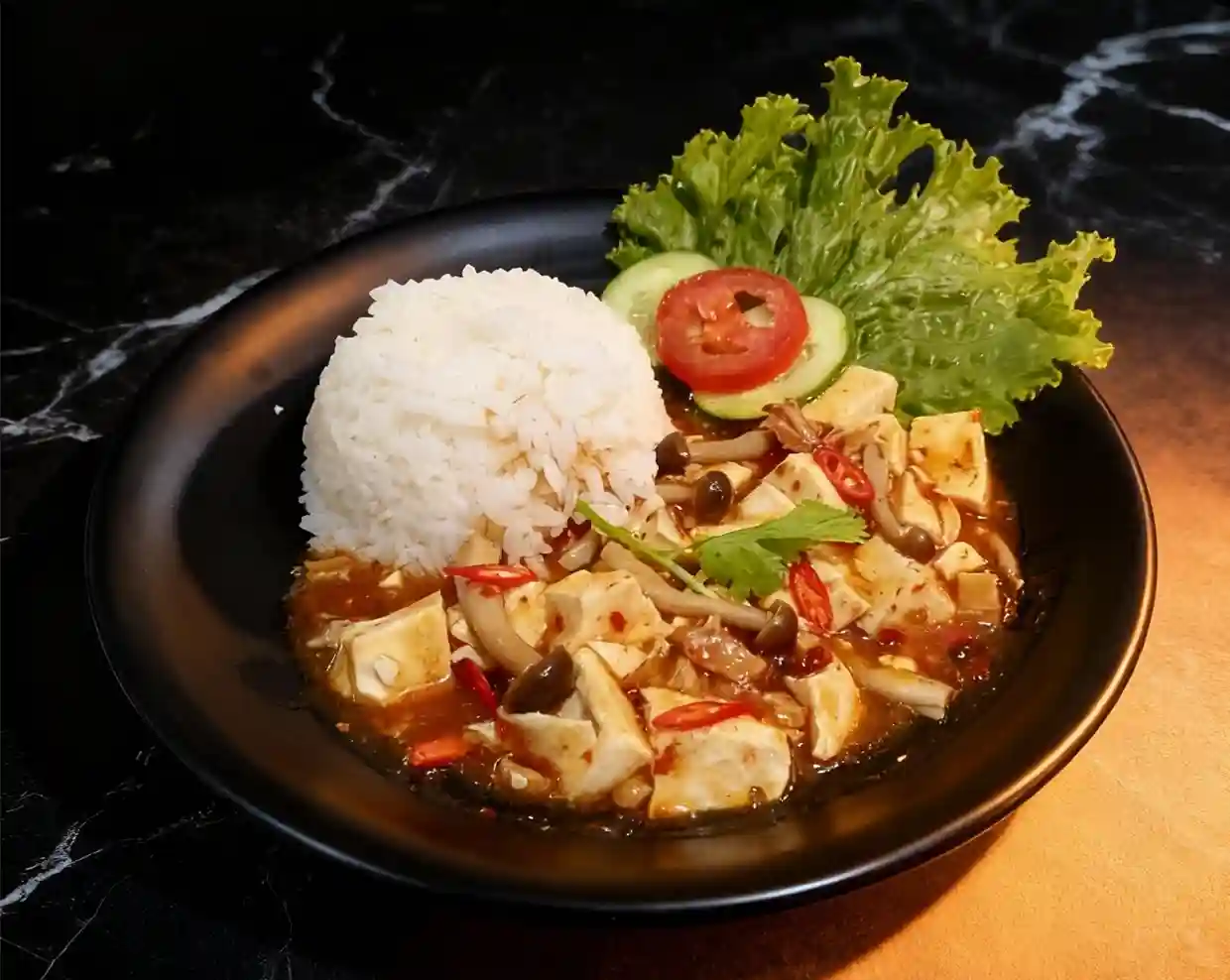 Nasi Mapo Tofu - Rose Berastagi Café