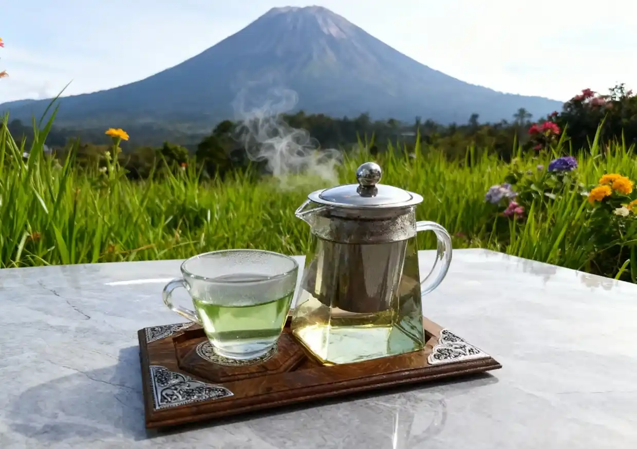 Pure Green Tea - Rose Berastagi Café